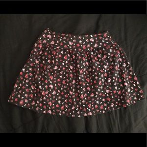 Floral print skirt